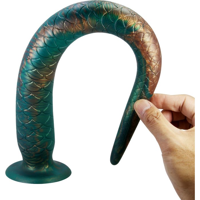 Стимулятор-гигант на присоске Verdant Titan - 47 см. Фотография 5.