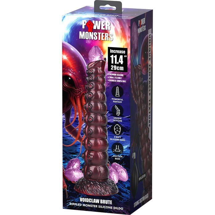 Яйцеродящий фаллоимитатор на присоске Voidclaw Brute - 28,9 см. Фотография 8.