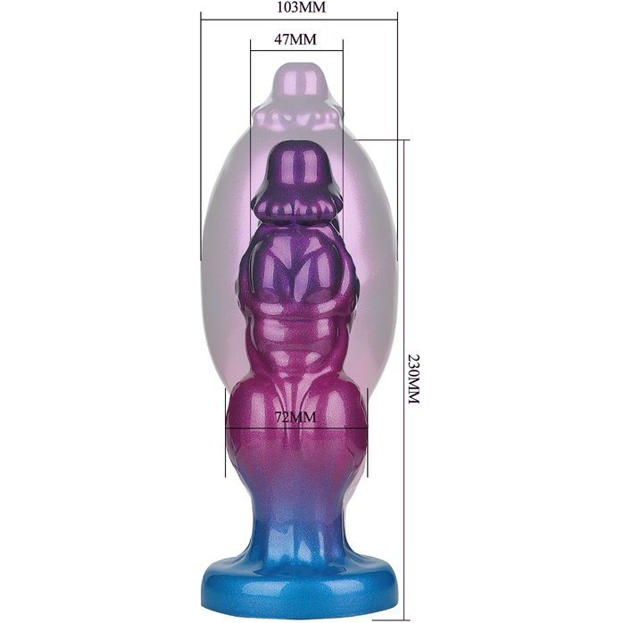 Фаллоимитатор с функцией расширения Rift Titan - 23 см. Фотография 5.