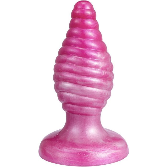 Розовая анальная втулка SILEXD Fantasy Cherry - 9,2 см - SILEXD