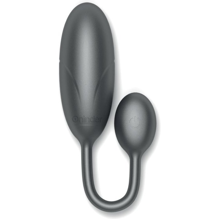 Черное тихое виброяйцо с управлением через приложение