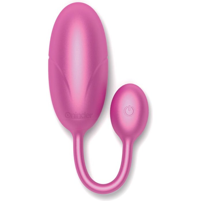 Розовое большое виброяйцо с управлением через приложение