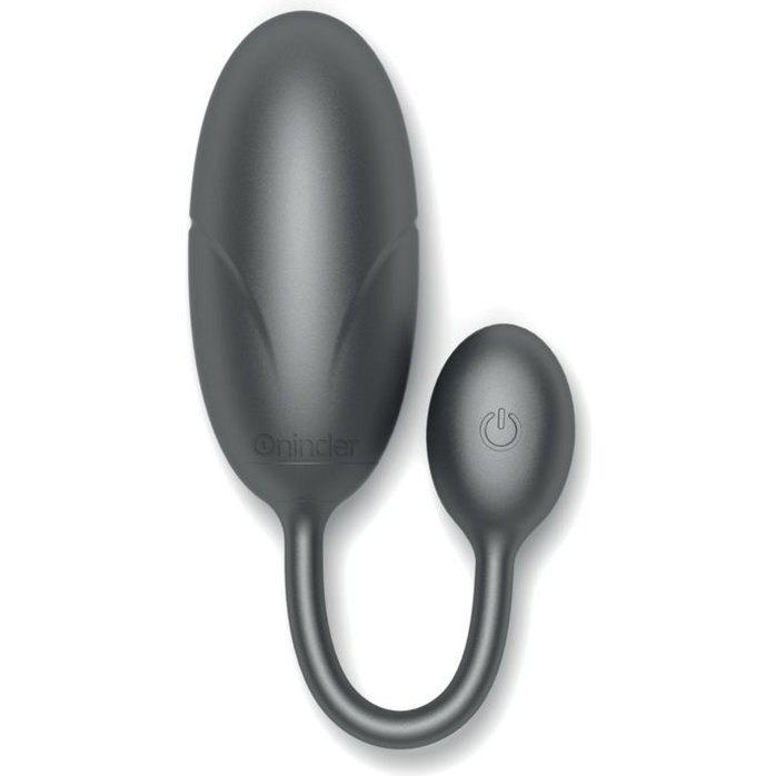 Черное большое виброяйцо с управлением через приложение