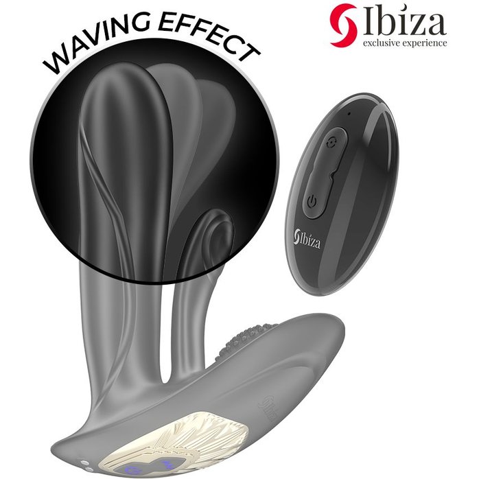 Черный вибратор для ношения с 10 режимами вибрации и колебаний. Фотография 6.