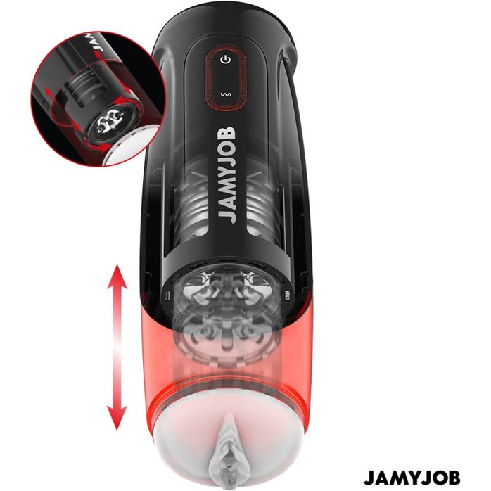 Автоматический мастурбатор-вагина с режимами вращения и всасывания. Фотография 5.