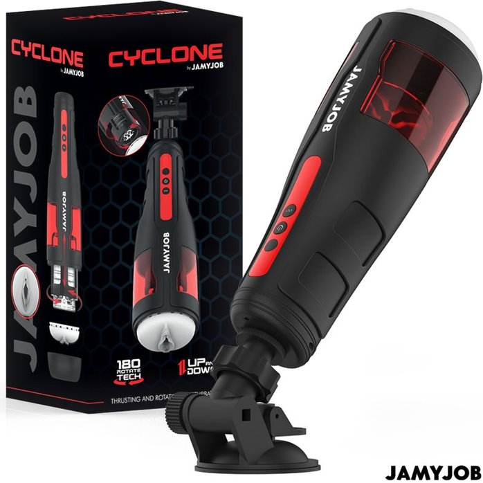 Мастурбатор с 10 режимами вращения и возвратно-поступательными движениями