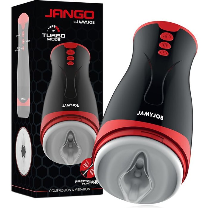 Мастурбатор-вагина с вибрацией и давлением. Фотография 2.