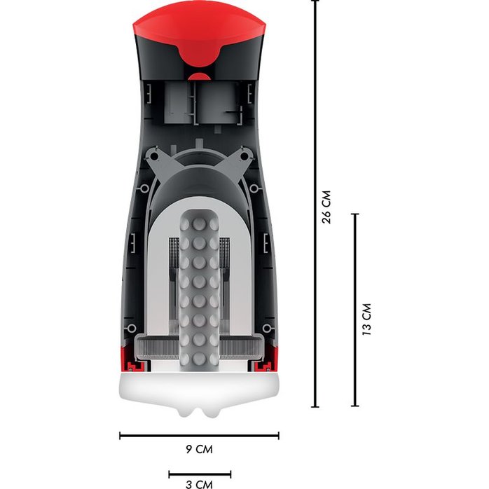 Мастурбатор-вагина с вибрацией и давлением. Фотография 6.