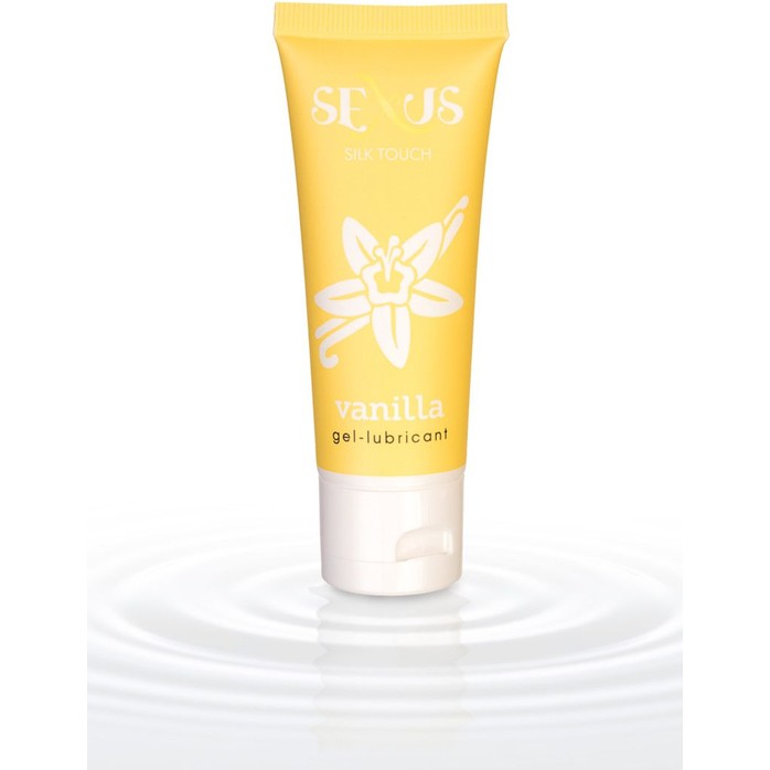 Гель-лубрикант на водной основе с ароматом ванили Silk Touch Vanilla - 50 мл - Sexus Lubricant. Фотография 2.