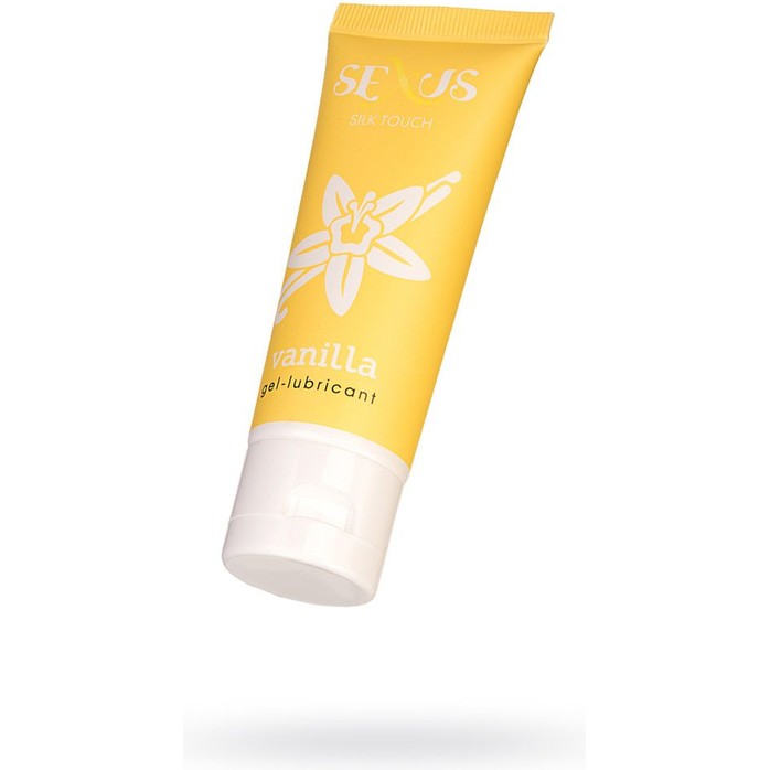 Гель-лубрикант на водной основе с ароматом ванили Silk Touch Vanilla - 50 мл - Sexus Lubricant. Фотография 3.