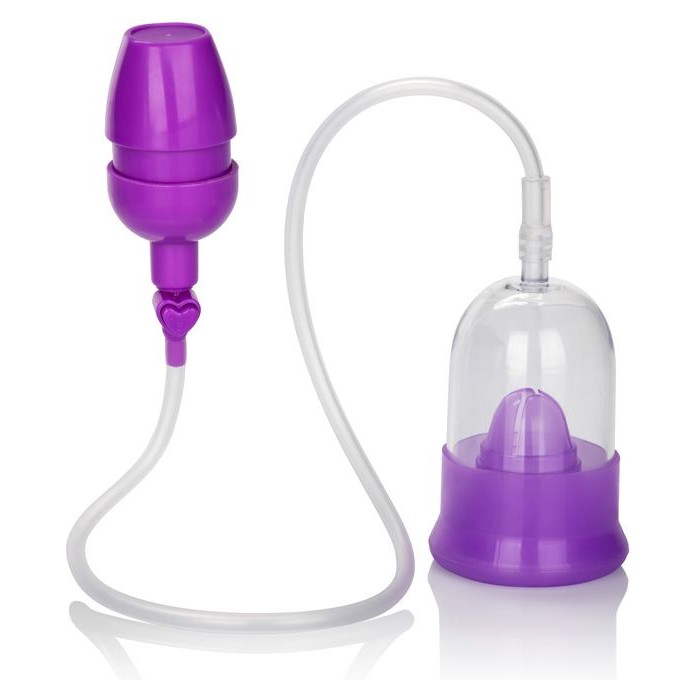 Фиолетовая мини-помпа для клитора Mini Silicone Clitoral Pump - Clitoral Pumps