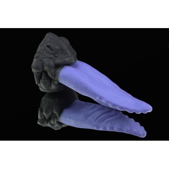Фиолетовый стимулятор Язык дракона - 20,5 см. Фотография 3.