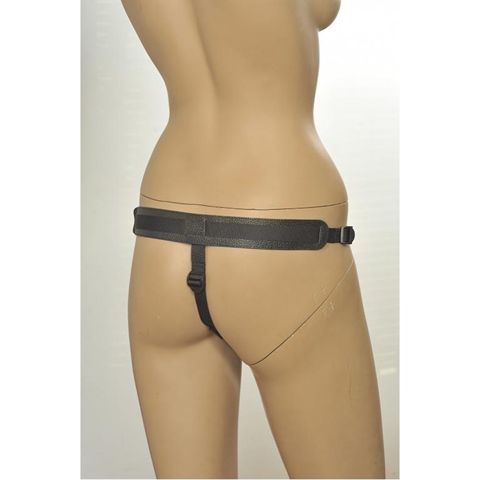 Кожаные трусики с плугом Kanikule Leather Strap-on Harness Anatomic Thong - Kanikule basics. Фотография 3.