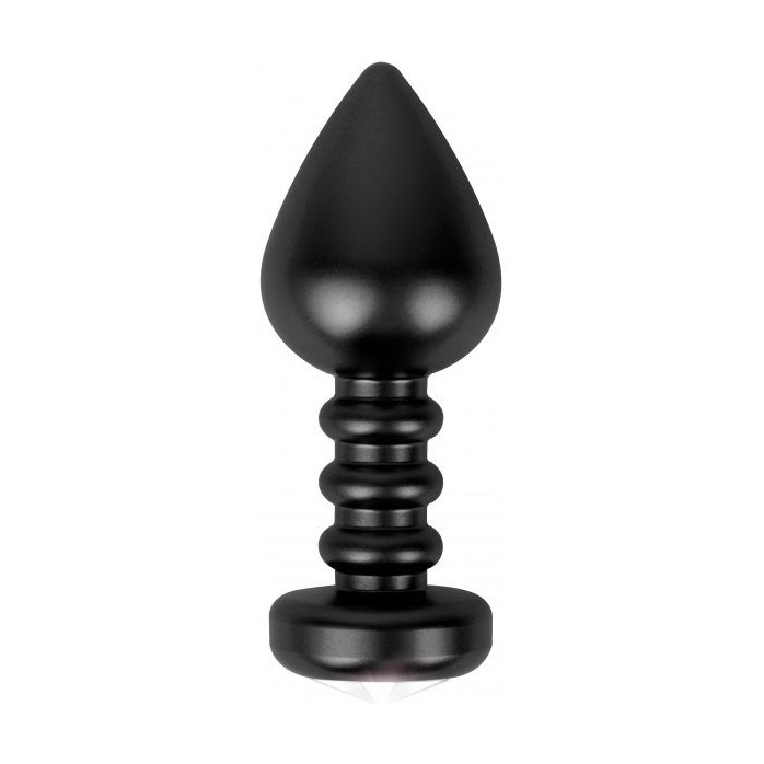 Чёрная анальная пробка Fashionable Buttplug - 10 см - Ouch!