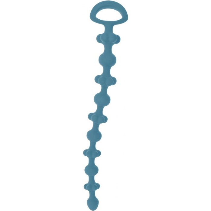 Синяя анальная цепочка Royal Chain - 26 см - Mjuze