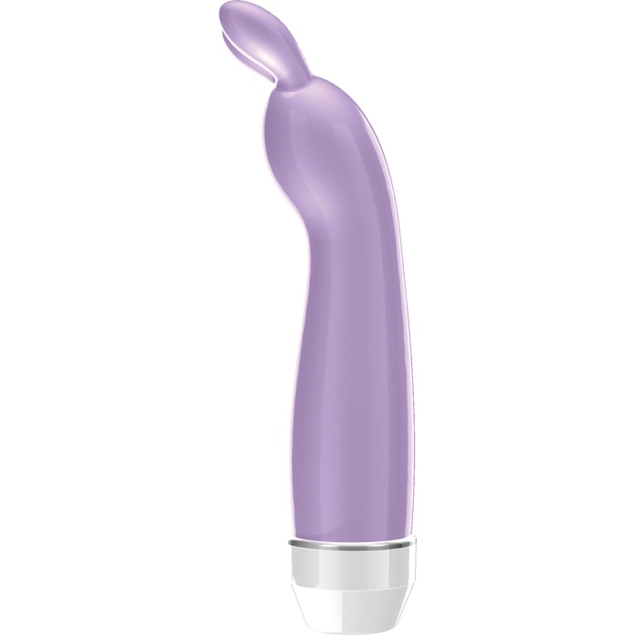 Фиолетовый вибратор с ушками Lena - 17,2 см - Loveline. Фотография 4.