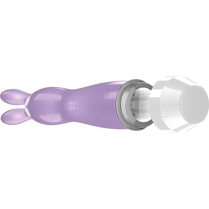 Фиолетовый вибратор с ушками Lena - 17,2 см - Loveline. Фотография 5.