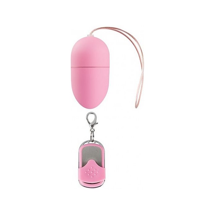 Розовое виброяйцо 10 Speed Remote Vibrating Egg Medium с пультом ДУ - Shots Toys