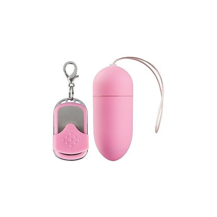 Розовое виброяйцо 10 Speed Remote Vibrating Egg Big с пультом ДУ - Shots Toys