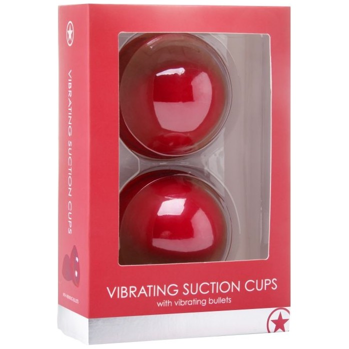 Красные вакуумные присоски с вибрацией Vibrating Suction Cup - Ouch!. Фотография 2.