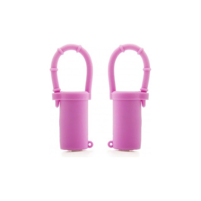 Розовые вибростимуляторы для груди - Shots Toys