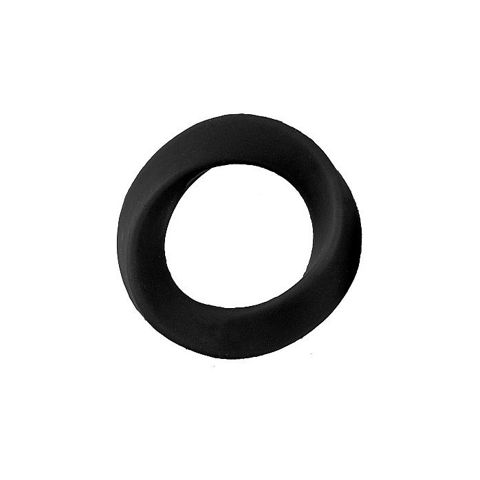 Чёрное эрекционное кольцо Infinity XL Cockring - Mjuze