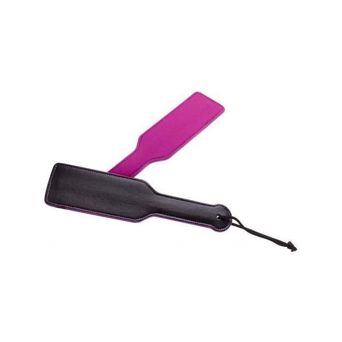 Чёрно-розовый двусторонний пэддл Reversible Paddle - 32 см - Ouch!