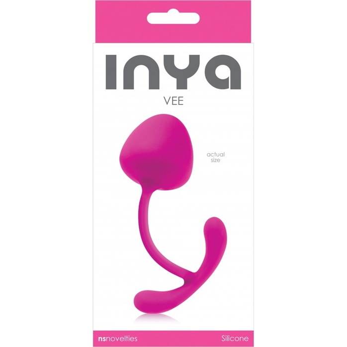 Розовый вагинальный шарик Vee - INYA. Фотография 2.