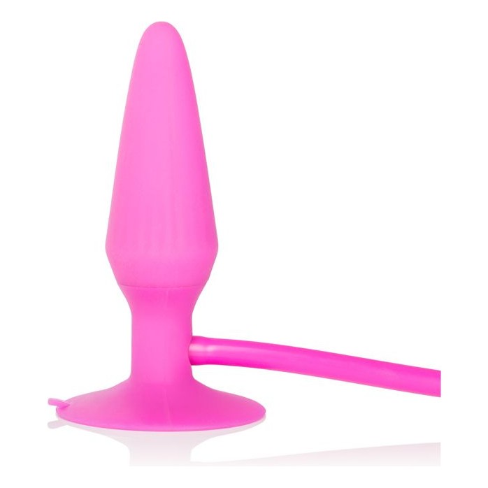 Розовый анальный расширитель на присоске Booty Pumper Medium - 11,5 см - Booty Call. Фотография 4.