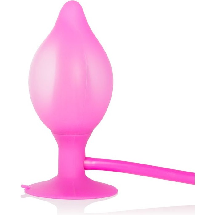 Розовый анальный расширитель на присоске Booty Pumper Medium - 11,5 см - Booty Call. Фотография 5.