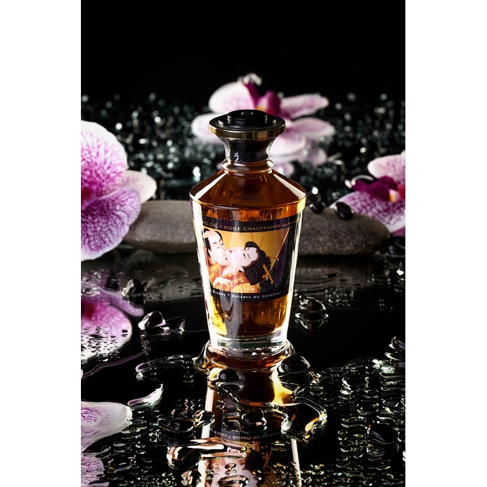 Массажное интимное масло с ароматом карамели - 100 мл. Фотография 9.