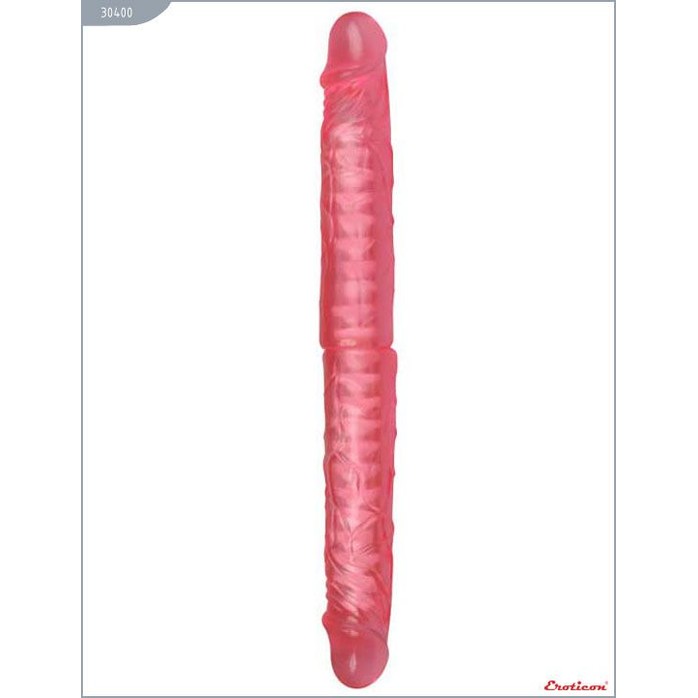 Розовый фаллоимитатор с хребтом - 36 см. Фотография 4.
