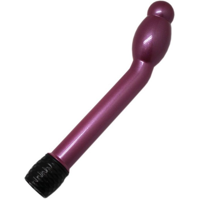 Фиолетовый вибратор Boy Friend с утолщением на кончике - 16 см