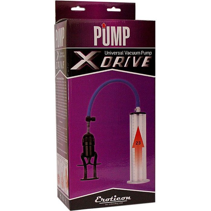 Мужская вакуумная помпа Eroticon PUMP X-Drive с обратным клапаном. Фотография 2.