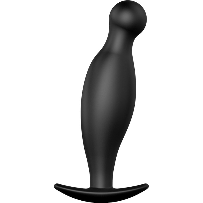 Чёрный анальный стимулятор с шаровидным кончиком - 11,7 см - Pretty Love