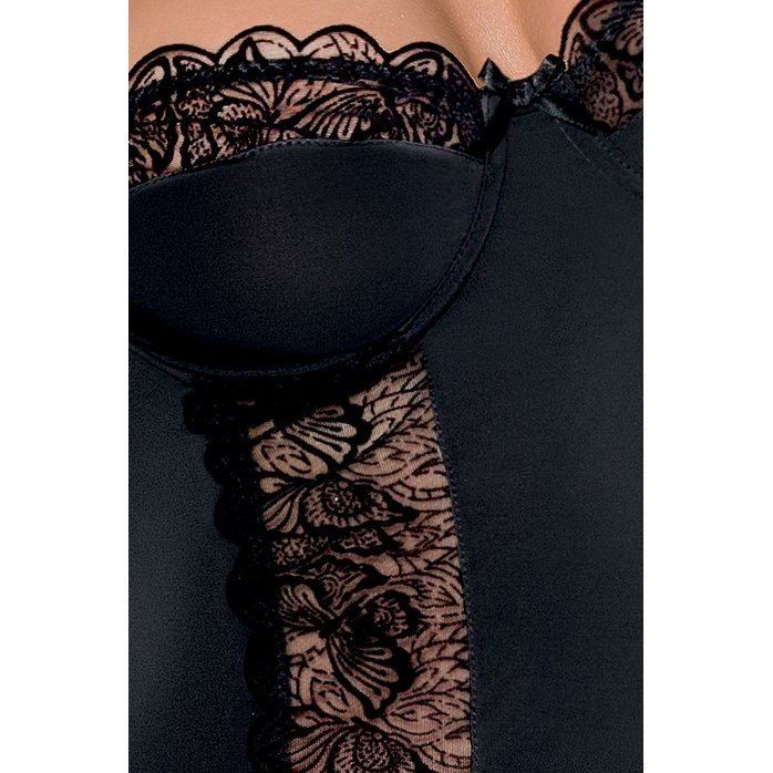 Облегающая сорочка Kalia с бабочками на кружеве. Фотография 2.