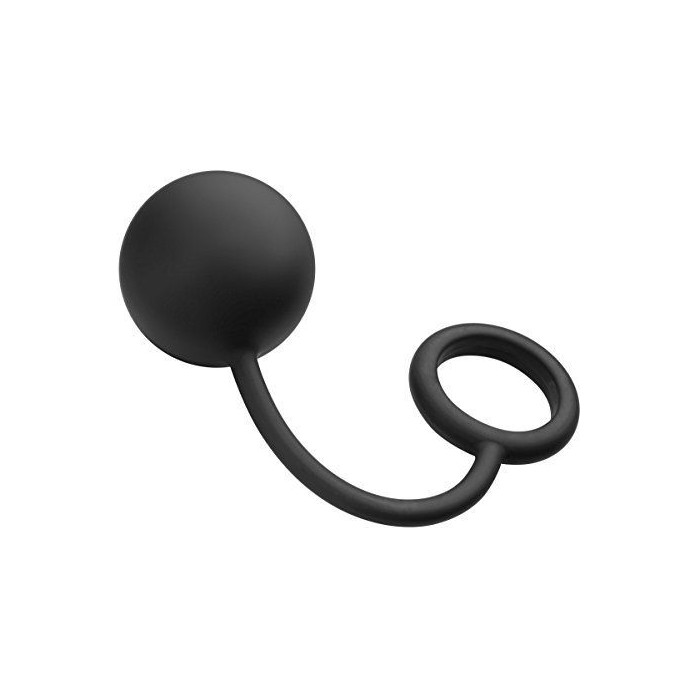 Эрекционное кольцо с анальным шариком - Tom of Finland