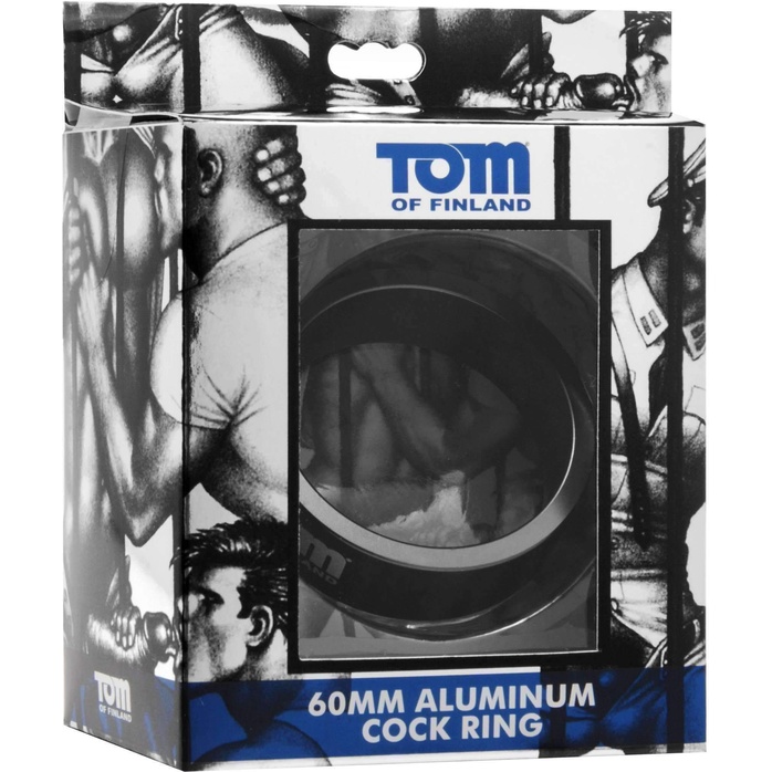 Лёгкое алюминиевое эрекционное кольцо - Tom of Finland. Фотография 3.