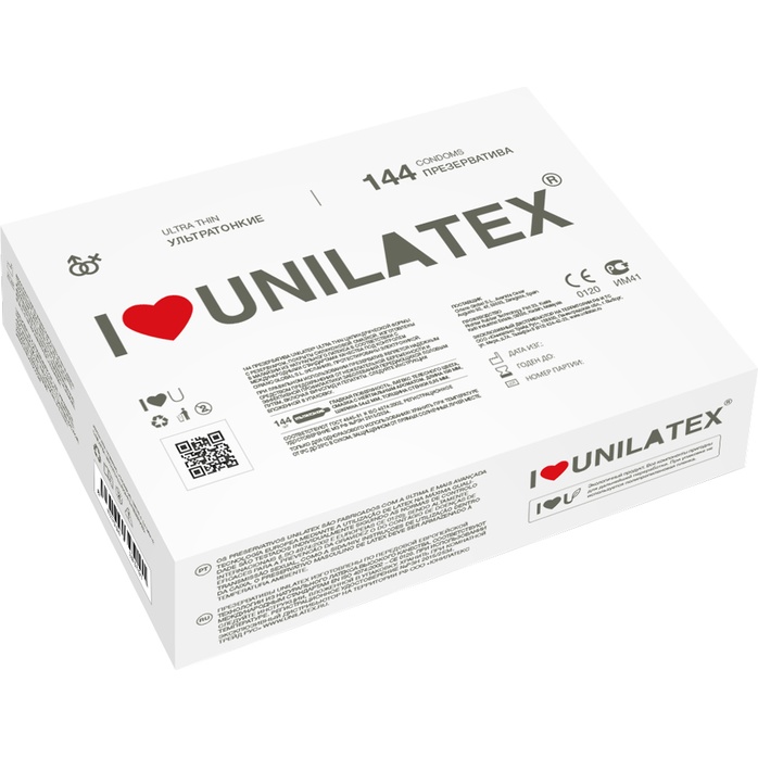 Ультратонкие презервативы Unilatex Ultra Thin - 144 шт