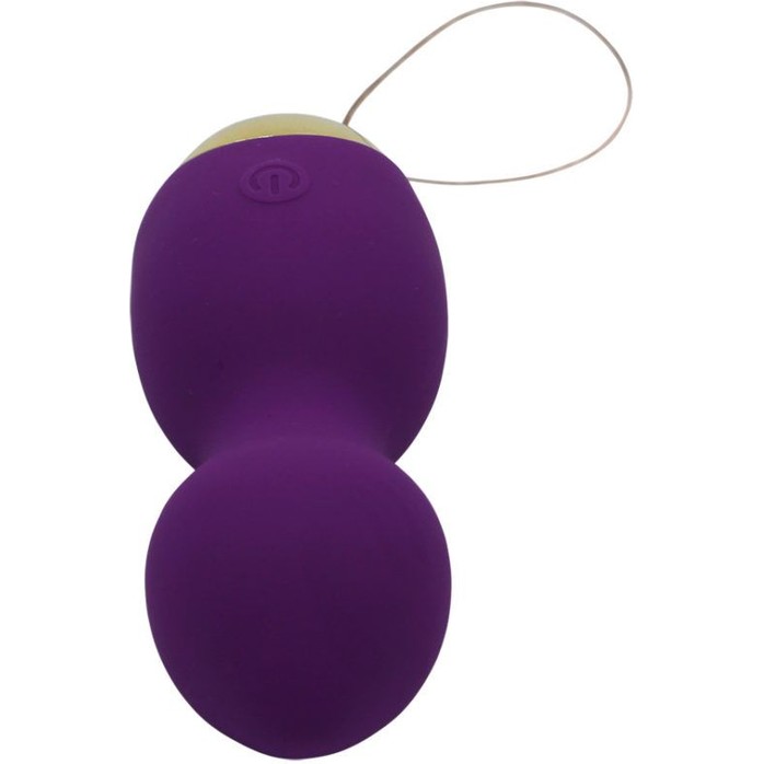 Фиолетовые вагинальные шарики Lust с вибрацией. Фотография 4.