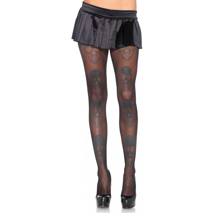 Колготки с черепами LAUGHING SKULL PANTYHOSE