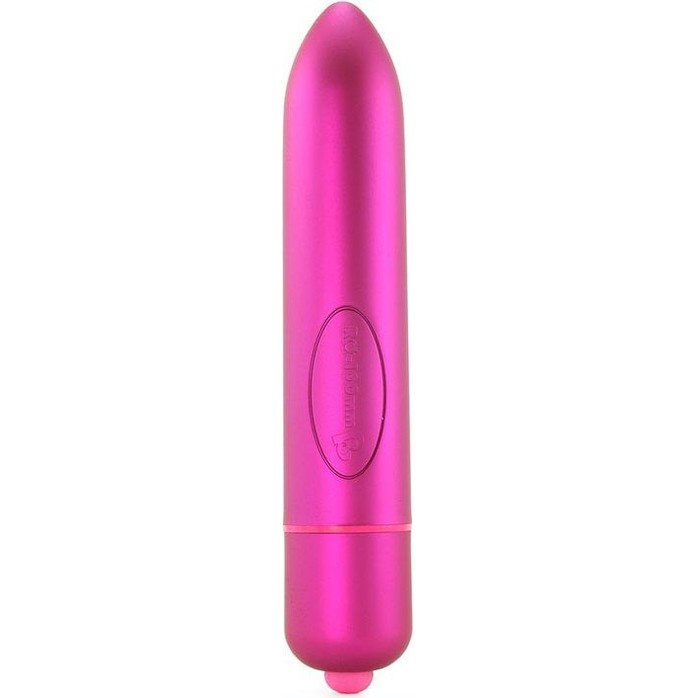 Ярко-розовый вибратор RO-160 - 16 см