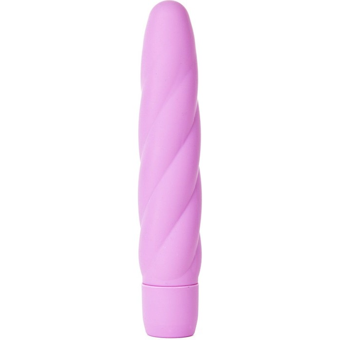 Розовый вибратор Silicone Twist - 19,7 см - Shots Toys