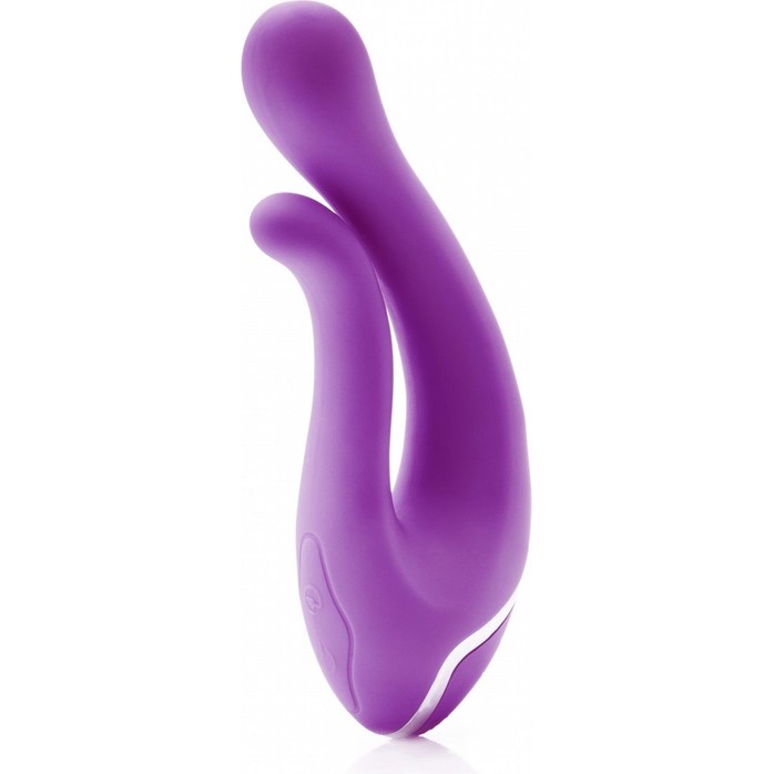 Фиолетовый вибратор The Pulsar - 16,2 см - Shots Toys