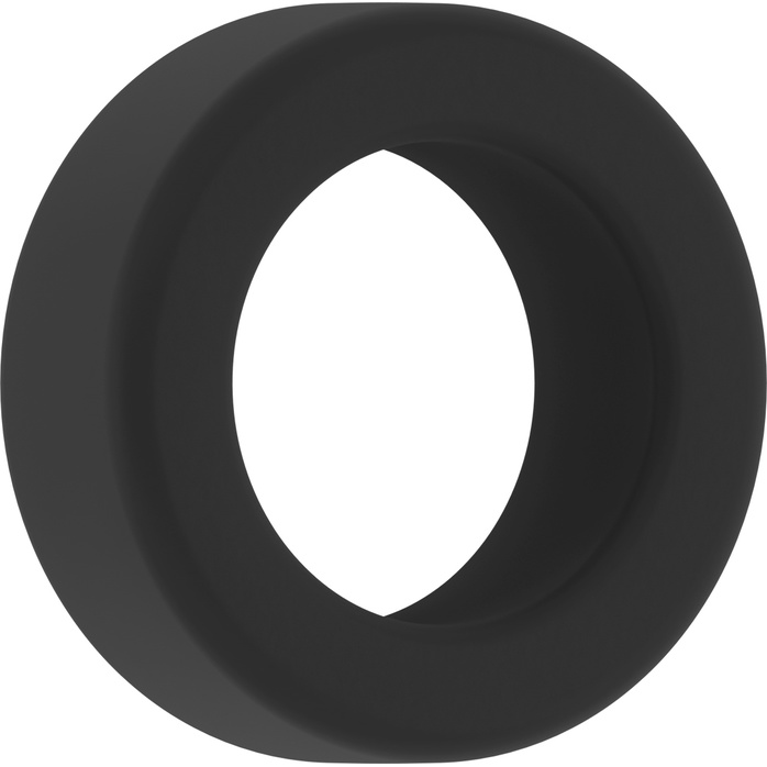 Чёрное эрекционное кольцо Cockring No.39 - Sono