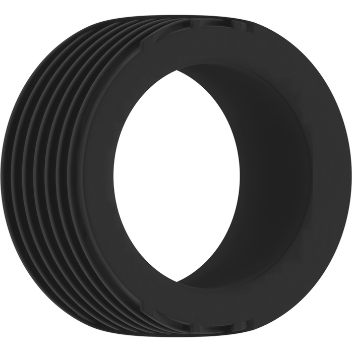 Чёрное эрекционное кольцо No.42 Cockring - Sono