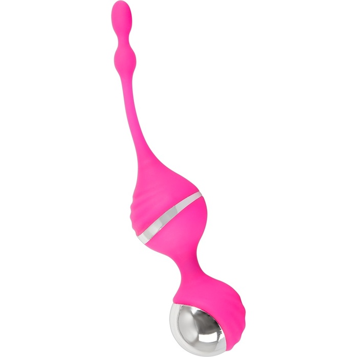 Розовые вагинальные шарики с вибрацией Smile - Sweet Smile. Фотография 2.