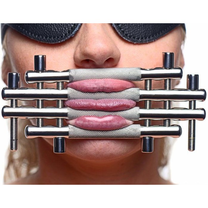 Фиксатор для губ и языка Stainless Steel Lips and Tongue Press - Master Series. Фотография 3.