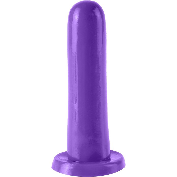Фиолетовый анальный плаг Mr. Smoothy - 14 см - Dillio