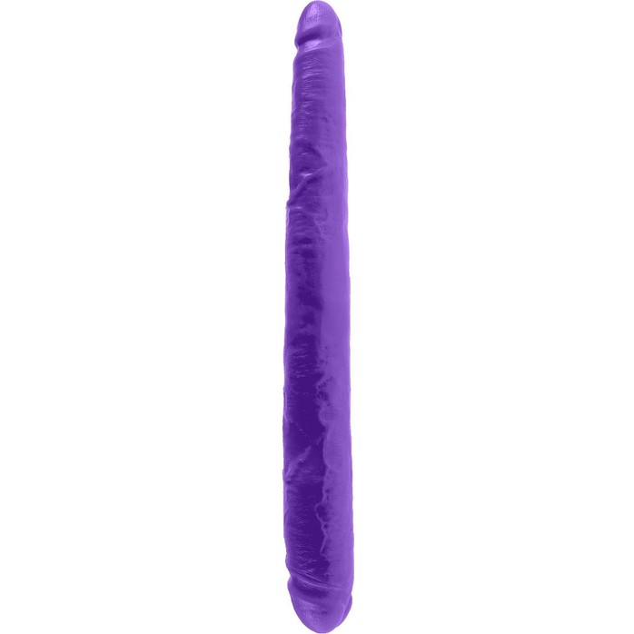 Фиолетовый двусторонний фаллоимитатор 16 Double Dillio - 40,6 см - Dillio